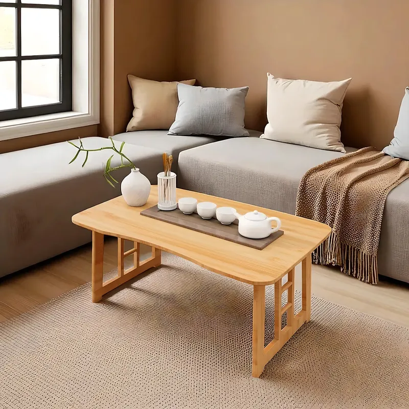 Bamboo Coffee Table, Refined Asian Design